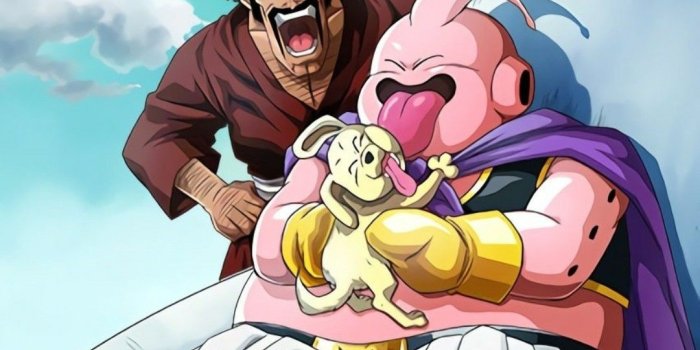 1080x1342 Majin Buu & Mr. Satan | Dragonball | Dragon ball, Dragon ball gt