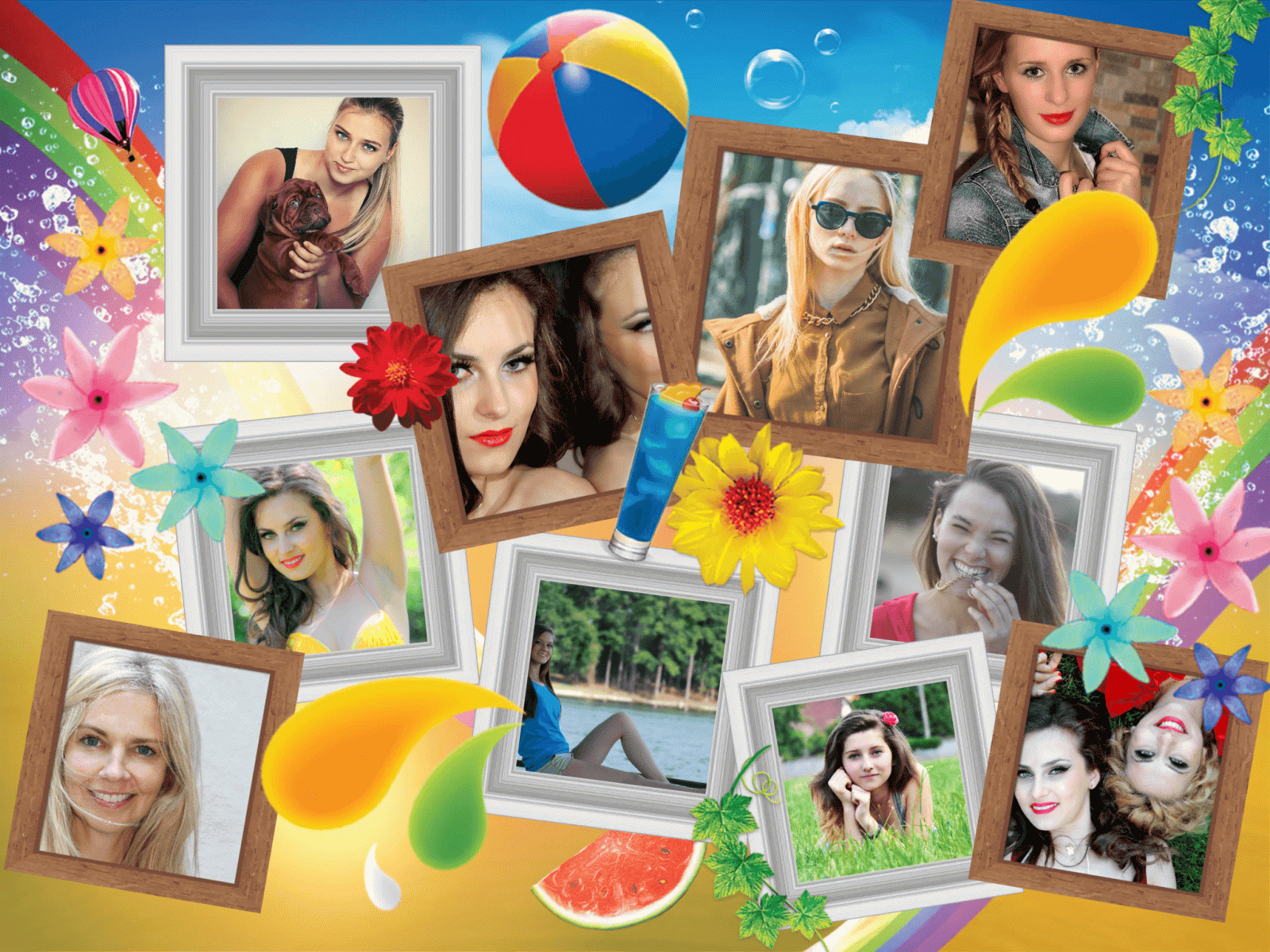 2048x1536 Photo collage maker - online, free and easy | Photovisi
