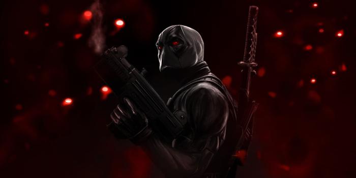 1920x1080 Deadpool from X-Force wallpaper, Deadpool, mask, weapon, sword HD