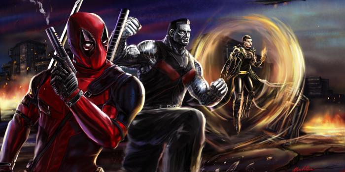 3445x2010 Deadpool X Force Team, HD Superheroes, 4k Wallpapers, Images