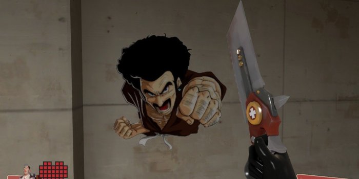 1440x900 Hercule from DBZ. [Team Fortress 2] [Sprays]
