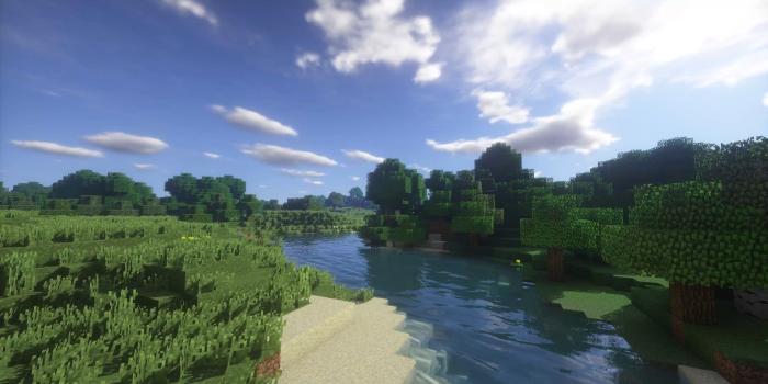 1920x1080 landscape, Minecraft, Shaders Wallpapers HD / Desktop and Mobile