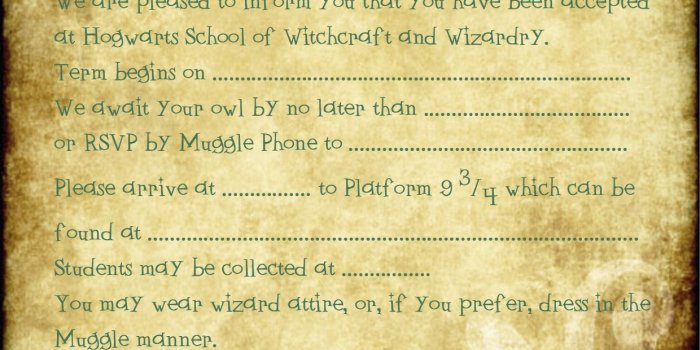 1240x1753 Krista Weber on Owen's Birthday | Harry potter invitations