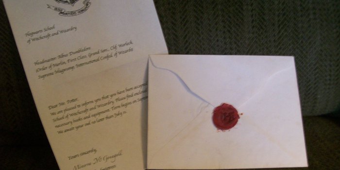 3072x2304 Hogwarts Acceptance Letter W/ Wax Seal: 8 Steps