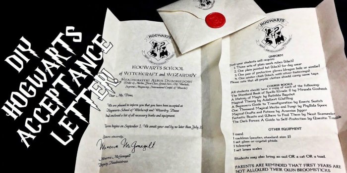 1280x720 harry potter invitation to hogwarts letter (3) | Blank Invoice