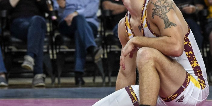 1400x1050 ASU Wrestling: Sun Devils just two points shy of a third straight