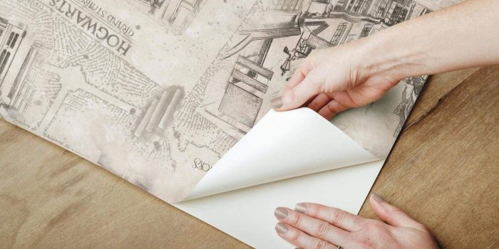 1500x1500 RoomMates Harry Potter Map Peel and Stick Wallpaper - - Amazon.com