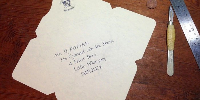 1067x800 harry potter envelope template – Tmplts