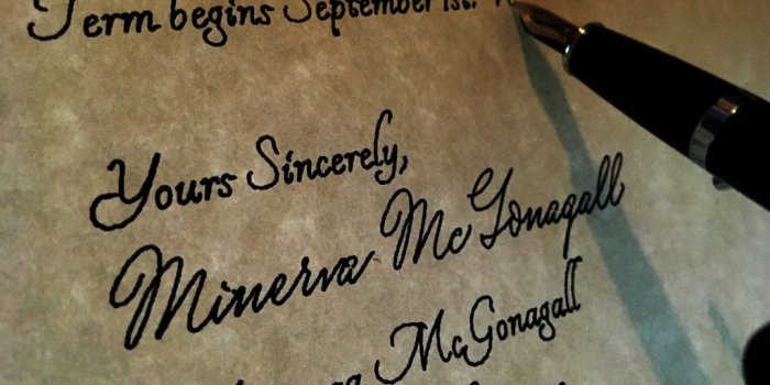 1024x768 Harry Potter Acceptance Letter - Written With Calligraphy Pen