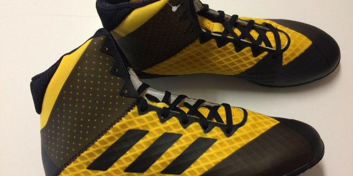 1024x768 Adidas 2019 Mat Wizard 4 Limited Edition Gold/Black Wrestling Shoes