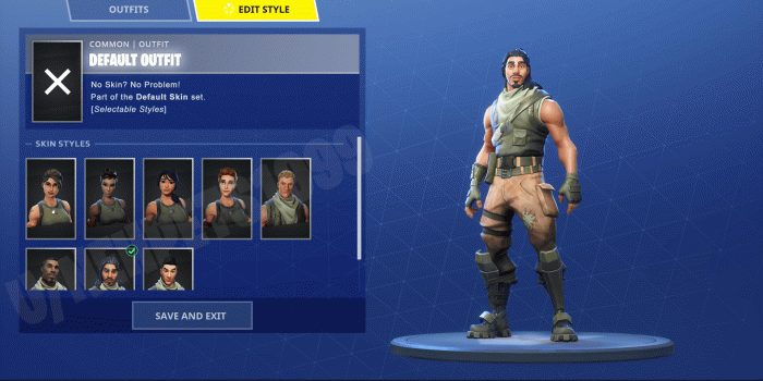 1920x1080 Allow us to select which no skin to play as with Edit Style : FortNiteBR