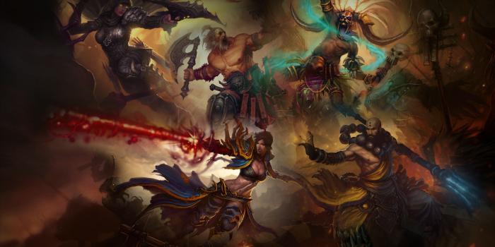 3504x2161 Diablo 3 All Classes poster