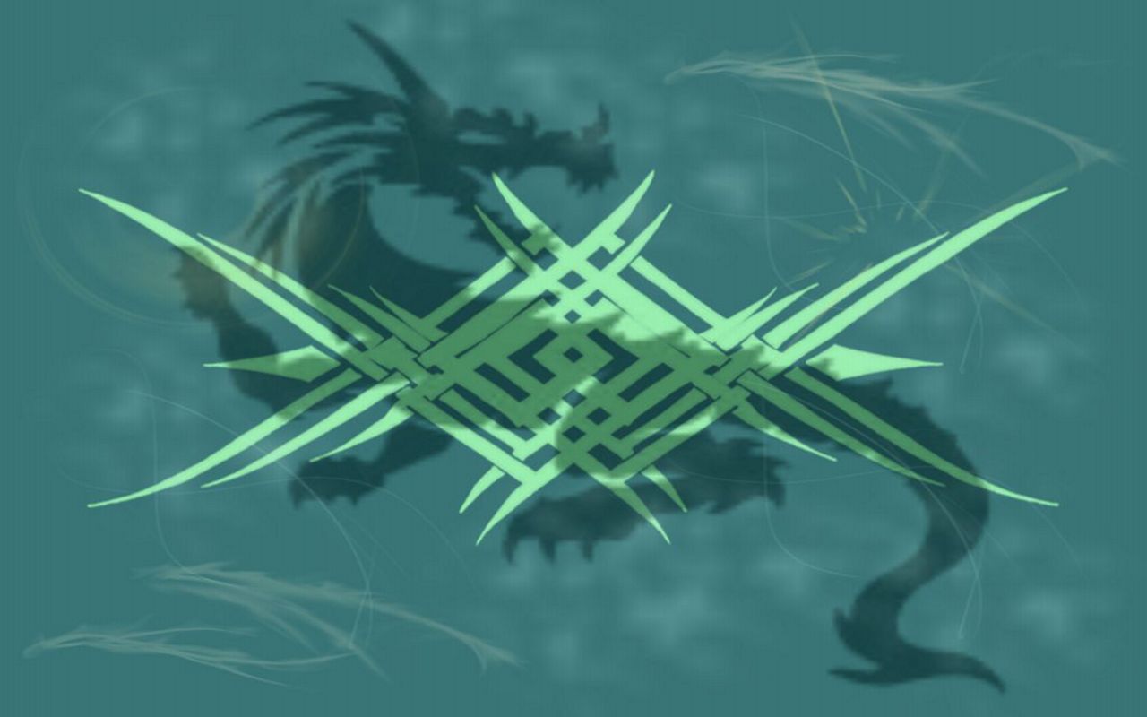 1280x800 Artistic Dragon Abstract Celtic Tribal Wallpaper | Dragons - Celtic