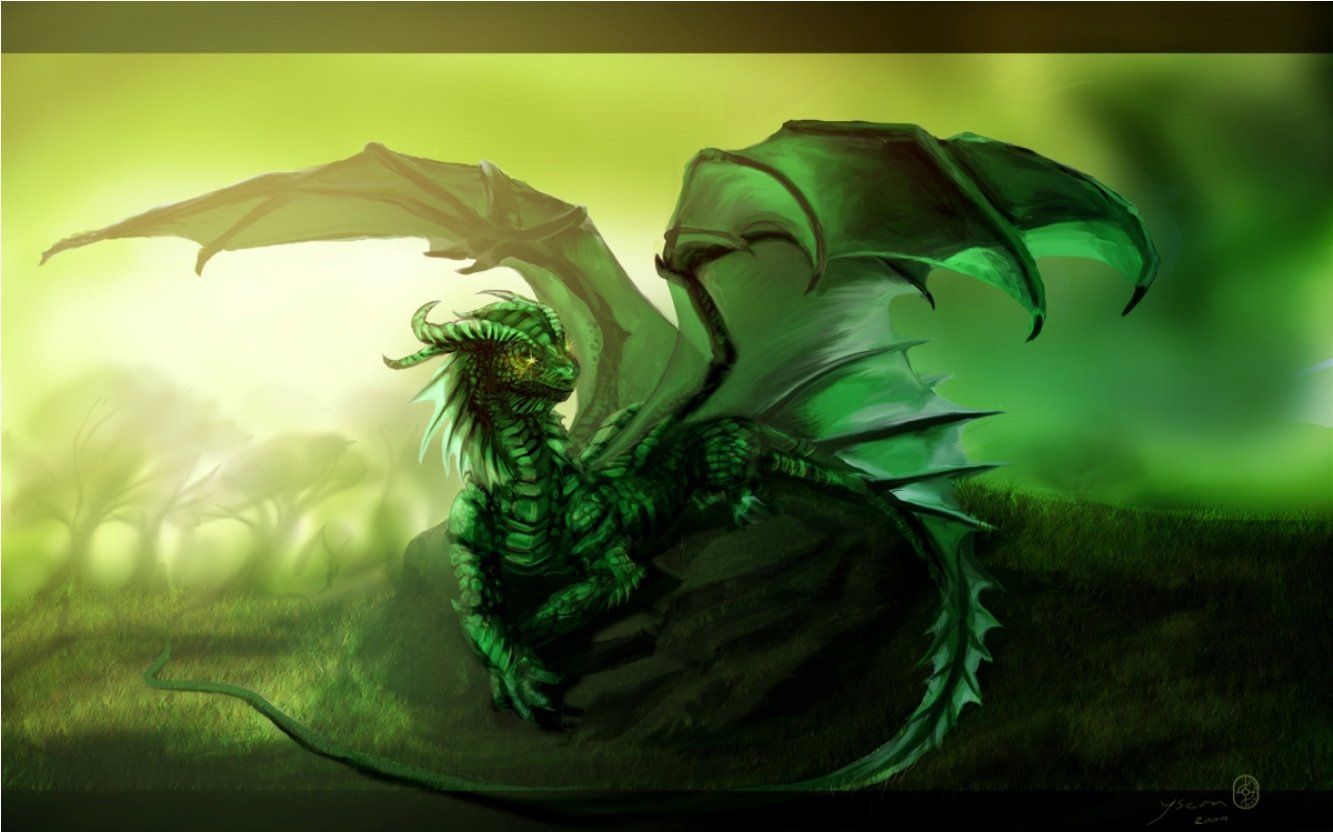 1333x832 Green Dragon Wallpaper and Background Image | 1333x832 | ID:243426