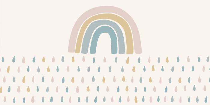 1650x1070 Cute Rainbow Wallpaper | Pastel Tones | MuralsWallpaper