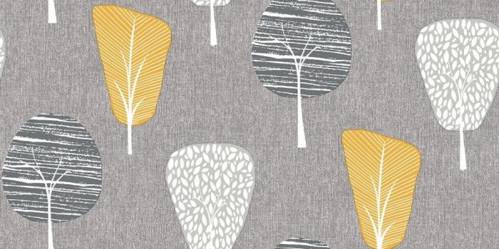 1000x1000 Retro Tree Smooth Leaf Pattern Striped Fun Pastel Colour Wallpaper 902309