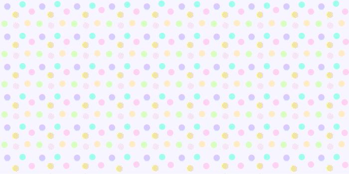 4167x2084 Polka dot pattern seamless in pastel color. Colorful abstract polka