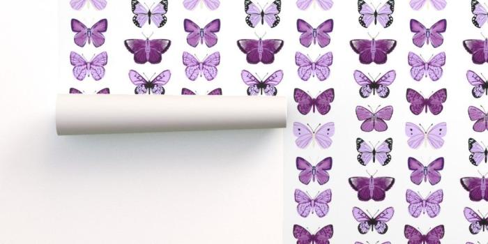1024x1024 butterflies // purple spring pastel girly on Isobar by andrea_lauren