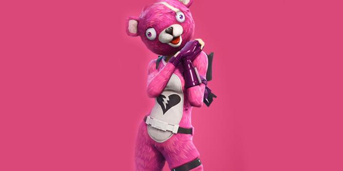 1430x640 Fortnite Wallpaper: fortnite ValenitesBear Bear oso rosa pink