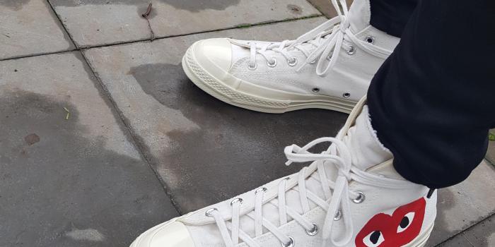 3024x4032 Custom Ice White Cdg X Converse Sneakers - Cdg Converse Reddit