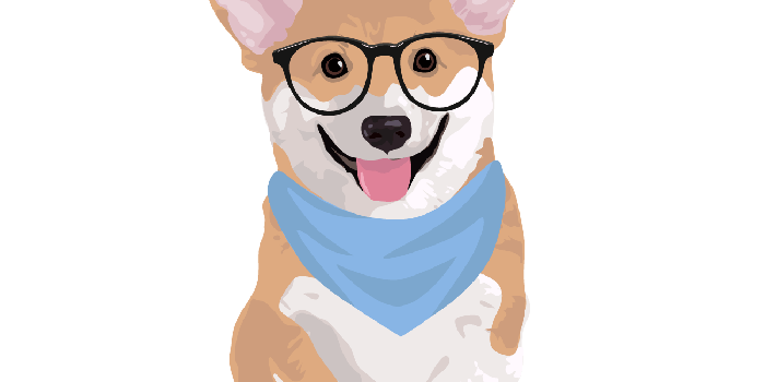 1300x2100 Hipster #Corgi. #Casetify #iPhone #Art #Design #Illustration #Dogs