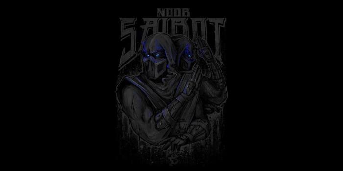 1332x850 Wallpaper black, fighter, ninja, art, Mortal Kombat, Noob Saibot