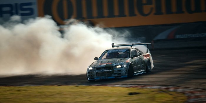 1920x1080 Download wallpaper 1920x1080 nissan, skyline, gtr, drift, r34 full