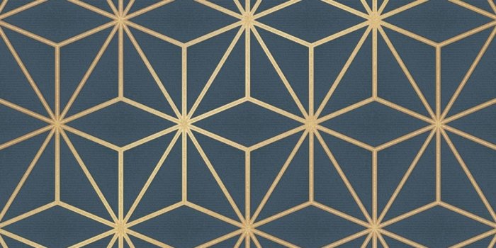 1000x1000 I Love Wallpaper Astral Metallic Geometric Wallpaper - Green And