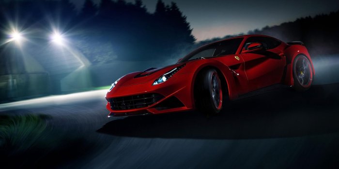 1920x1200 Ferrari F12 Berlinetta Race Track Drift Desktop Wallpaper