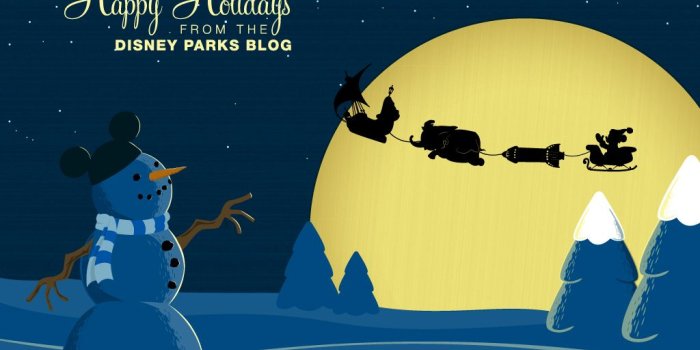 1024x768 Decorate Your Desktop For the Holidays with Disney Parks Wallpaper