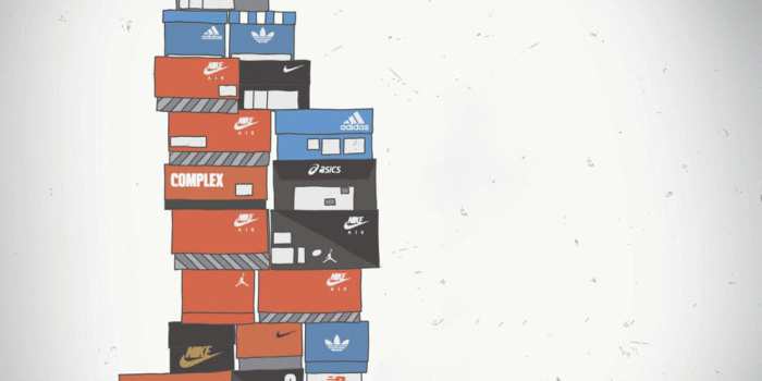 1100x1100 Sneaker Box Illustration - Sneaker shoes