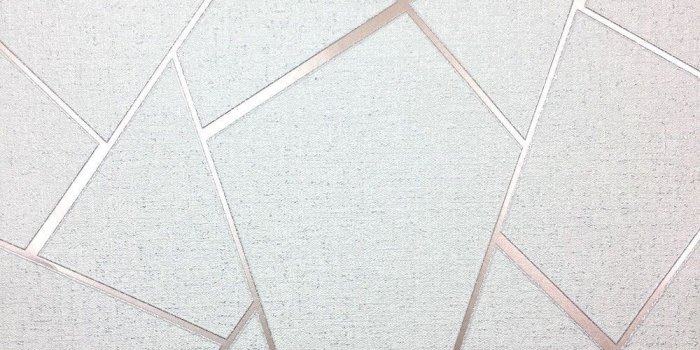 1000x1000 Quartz Cream And Rose Gold Metallic Apex Geometric Wallpaper FD42282