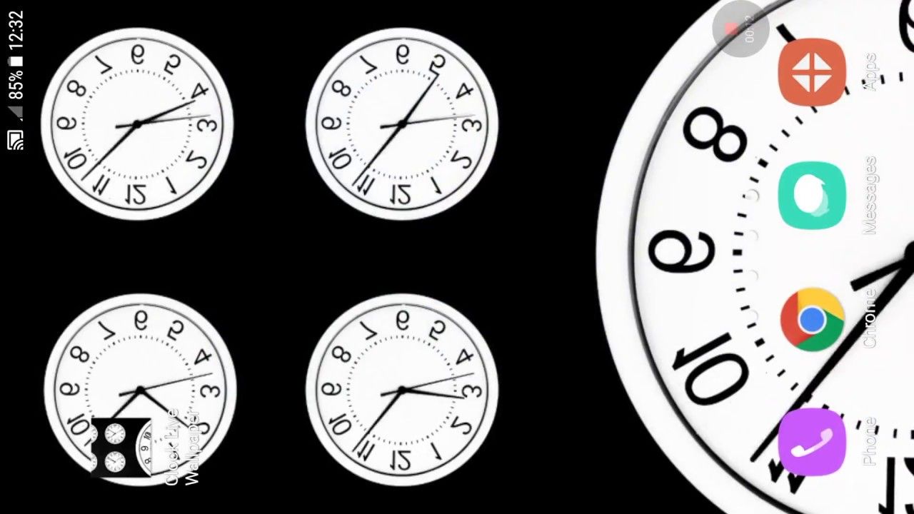 1280x720 Clock Live Wallpaper - Circle Free Wallpaper & Backgrounds