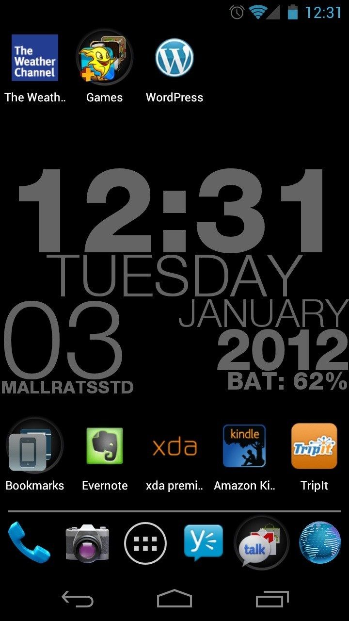 720x1280 WP Clock is An Awesome Live Wallpaper Clock for Android