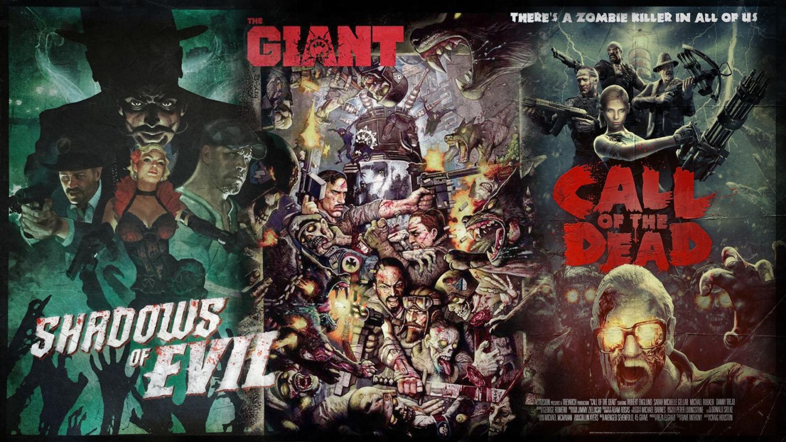 1920x1080 Call of Duty zombie Wallpaper, Shadows of evil, The giant, Call of