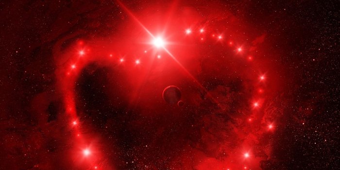 1920x1080 Red heart in space wallpaper - Space wallpapers - #48760