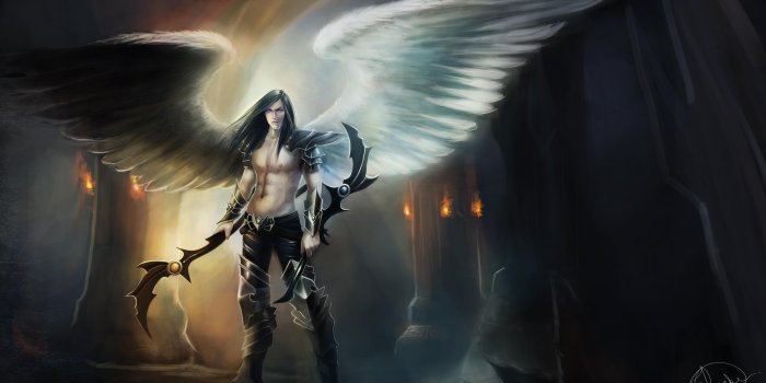 7900x4444 Angel Warrior 8k Ultra HD Wallpaper | Background Image | 7900x4444
