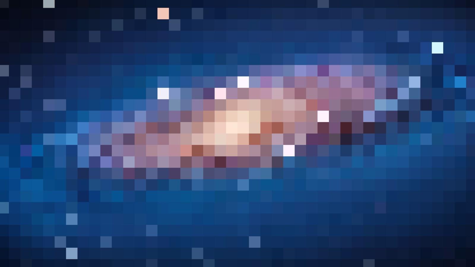 2560x1440 Download wallpaper 2560x1440 andromeda, flight, sky, pixels