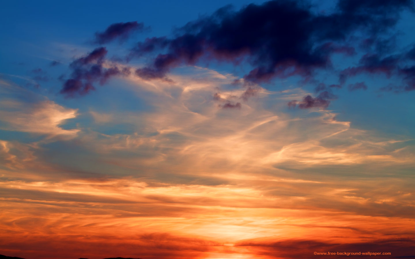 1440x900 Sunset Sky in Scotland Sky Desktop Background - 1440x900 pixels