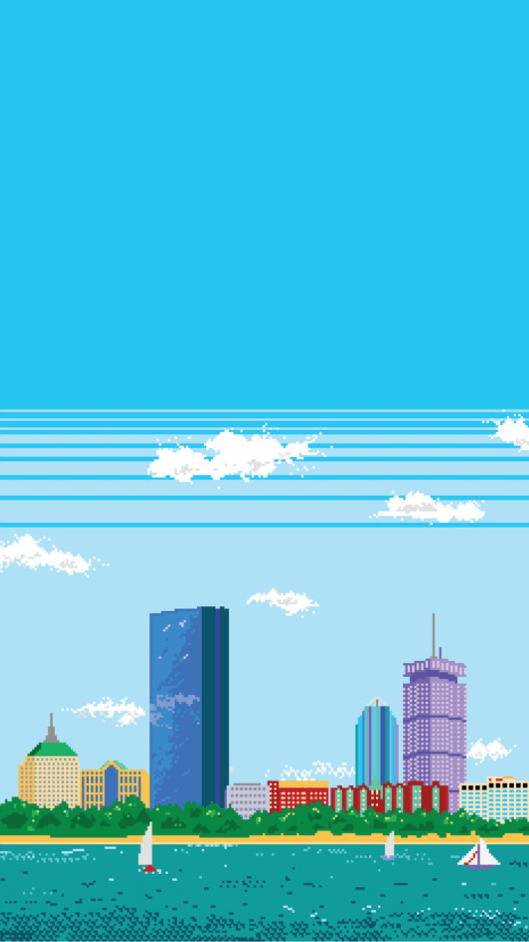 1080x1920 Boston pixel phone wallpaper : boston