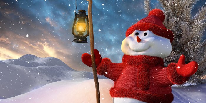 2560x1600 Christmas snowman #7034138