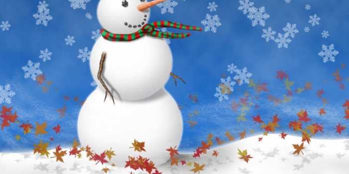 1024x768 Snowman Wallpaper #6899848