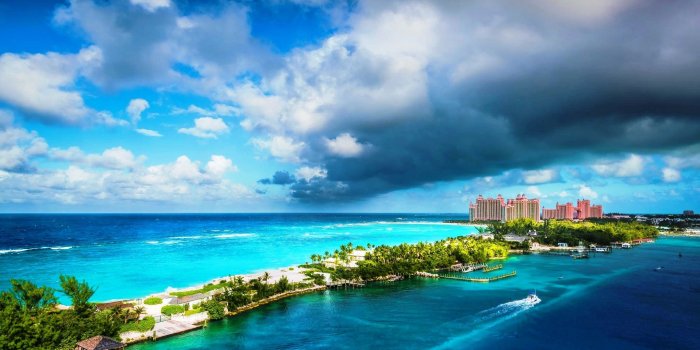 2048x1363 Beach: Caribbean Island Ocean Sky Piers Bahamas Summer Trees Hotel