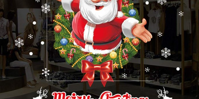 1001x1001 Amazon.com: AMYDREAMSTORE Christmas Windows Stickers, Snowman