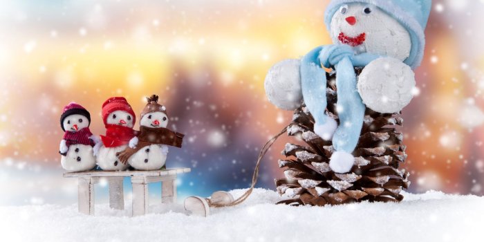 1600x900 Snow, Christmas Ornament, Winter, Christmas Day, Snowman 16:9 HD+