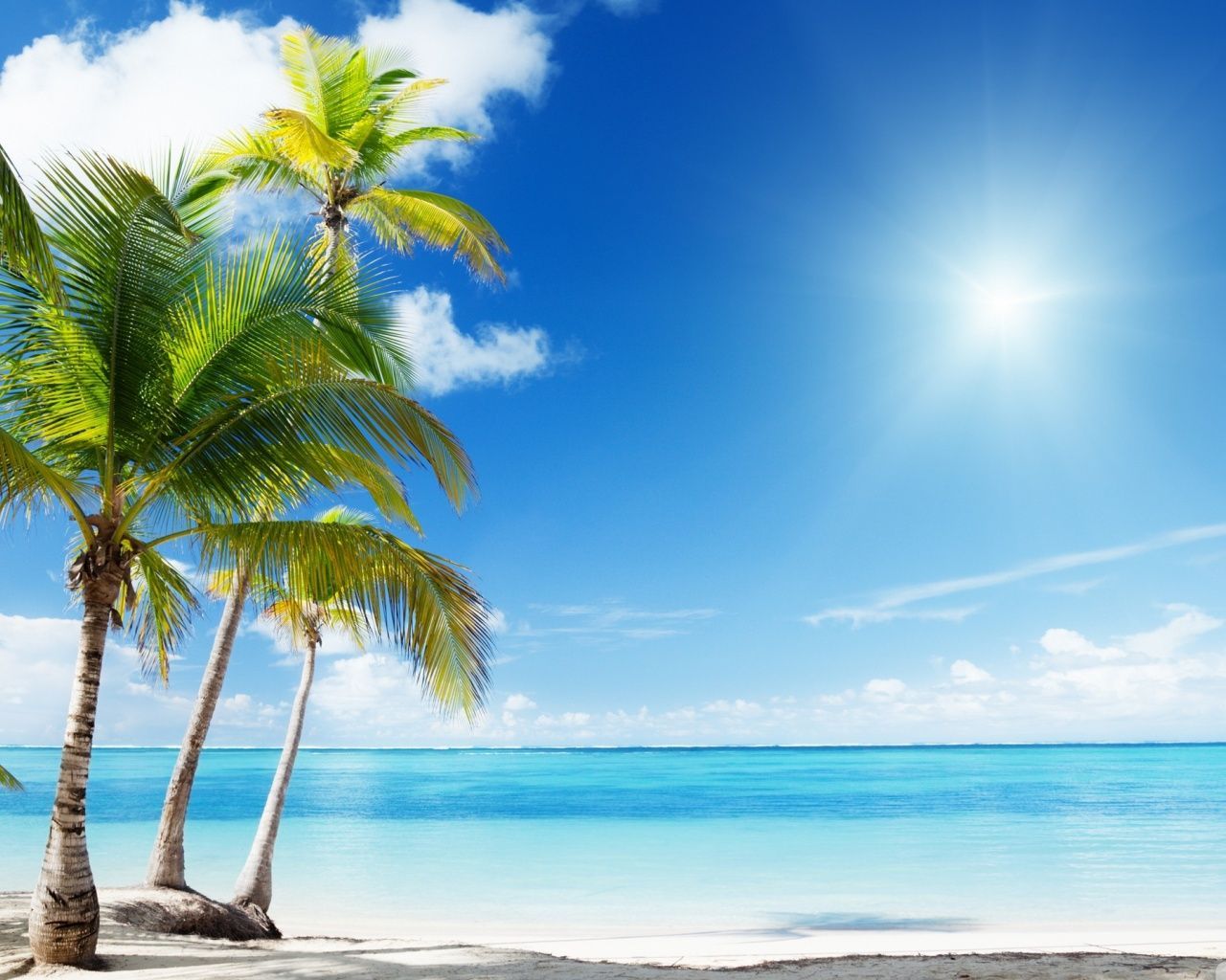 1280x1024 beach wallpaper | 1280x1024 Tropical Beach desktop PC and Mac