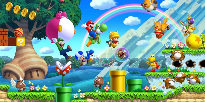 1920x1080 Super Mario Desktop Wallpaper (Wii U)
