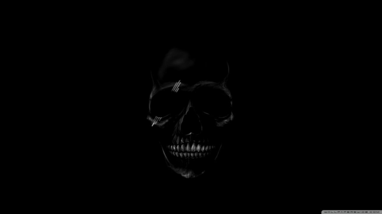 1270x714 Wallpaper Hd Dark Skull | Wallpapers Colorful