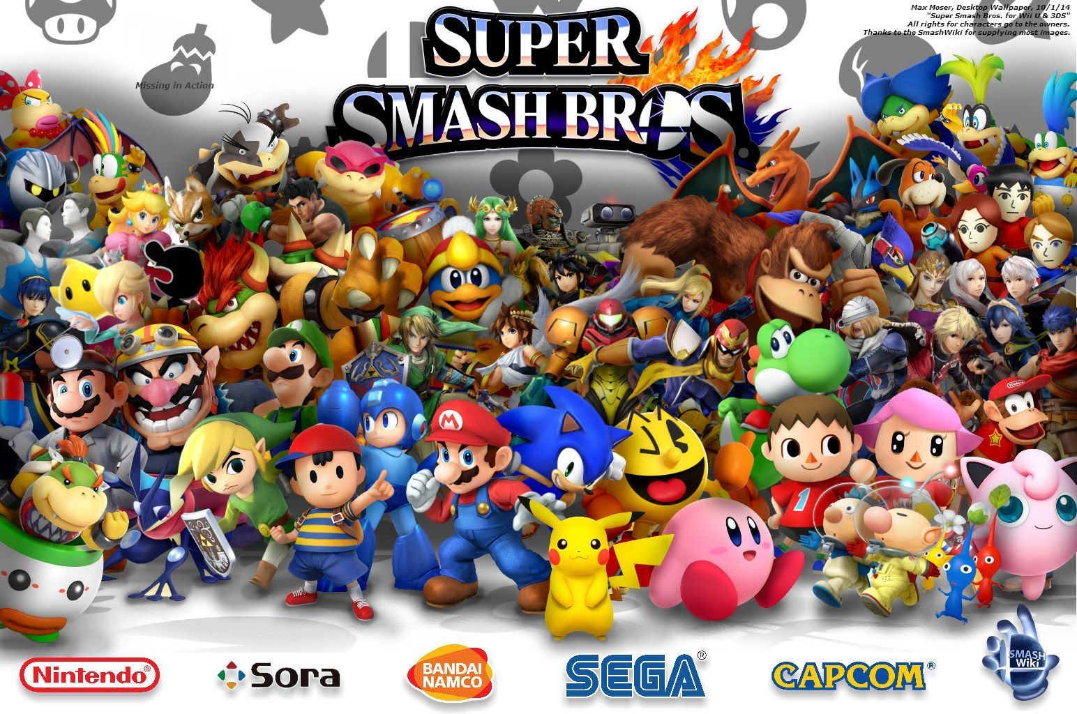 1544x1024 Super Smash Bros Wii U Wallpapers