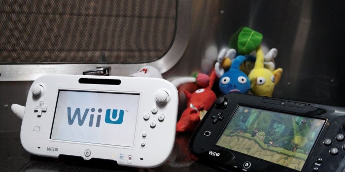 1332x850 Wallpaper toys, nintendo, gamepad, black white, wii u images for